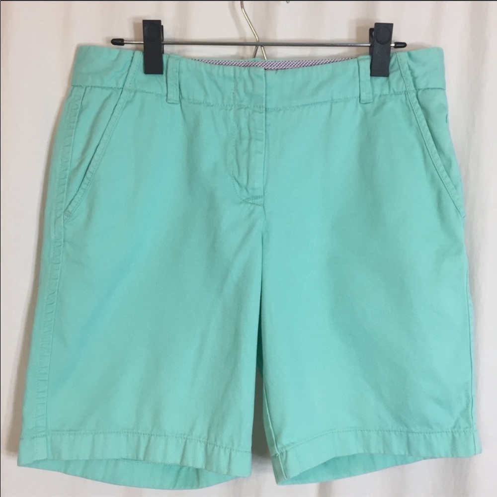 J. Crew Teal Chino Shorts